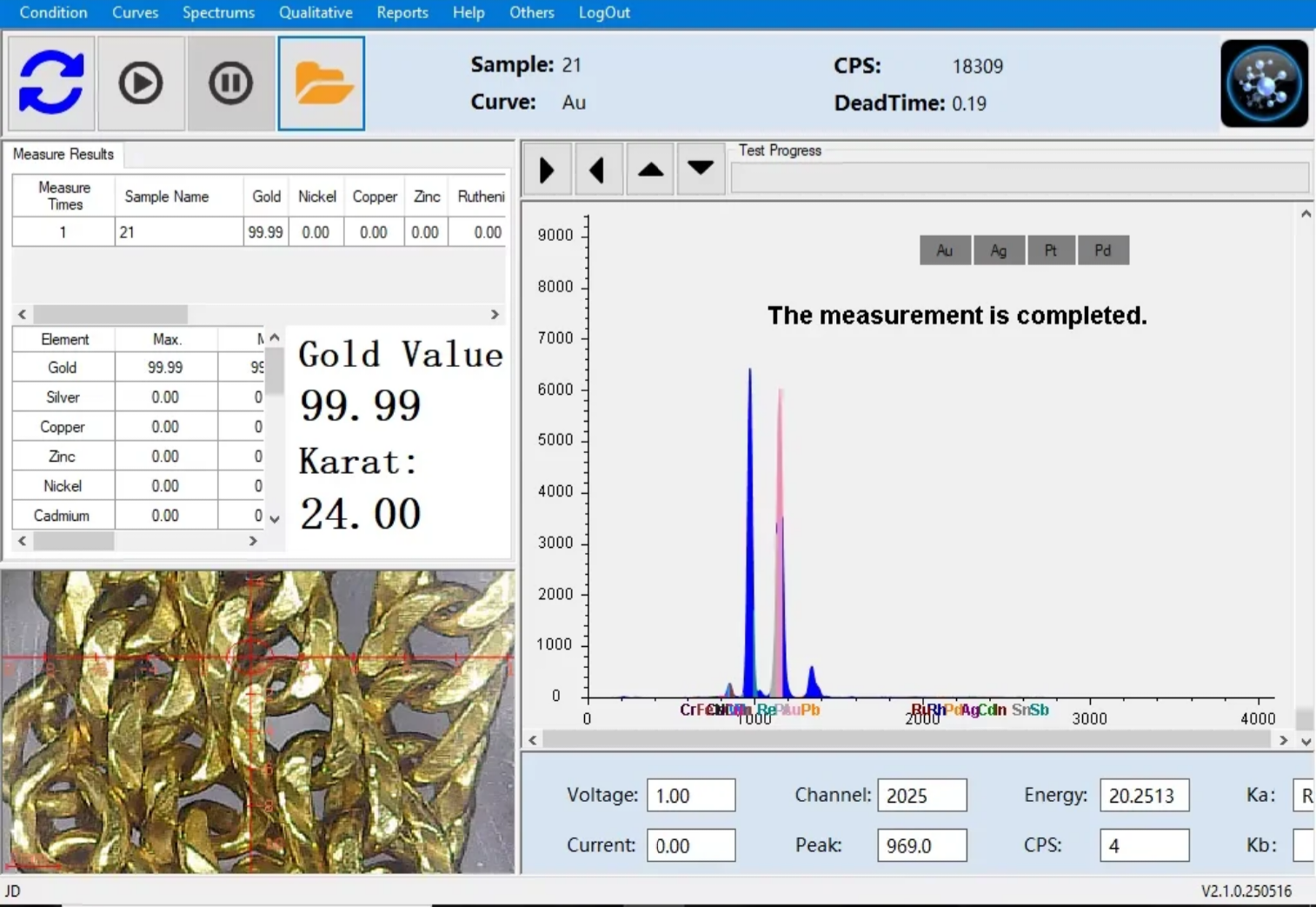 آنالیز و عیار سنج طلا و فلزات گرانبها XRF - EXPLORER 3600D